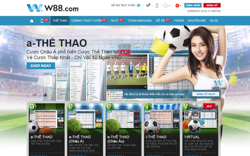 Trang banh W88 - Sân chơi cá độ số 1 dành cho bet thủ Việt