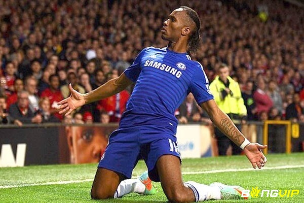 Góp tên vào tiền đạo hay nhất clb Chelsea là Didier Drogba