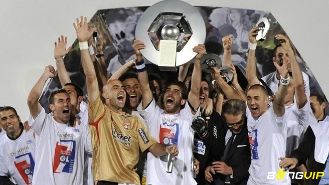Câu lạc bộ Ligue 1 vô địch nhiều nhất: Olympique Lyon