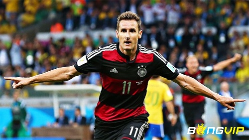Miroslav Klose là cầu thủ tài năng và nằm trong danh sách top tiền đạo hay nhất World Cup