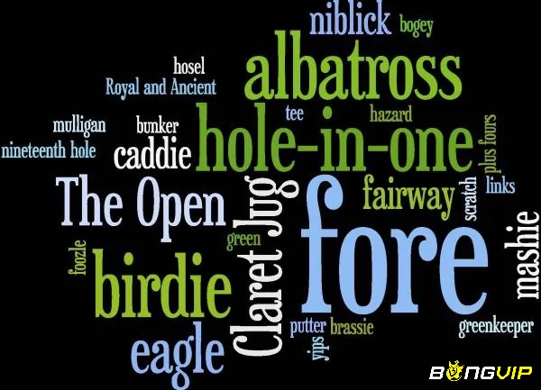 Các thuật ngữ về golf khá đa dạng với ý nghĩa khác nhau