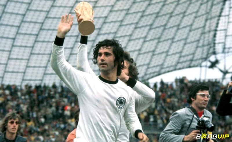 Gerd Mueller trở thành nhà vô địch World Cup 1974.
