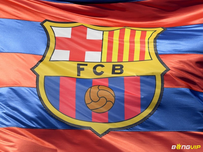  Hai màu xanh và đỏ trong logo là màu sắc trên lá cờ của thành phố Barcelona