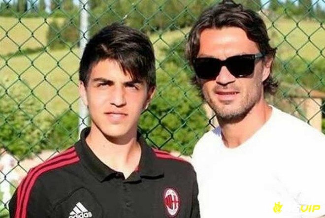Christian Maldini và bố Paolo Maldini