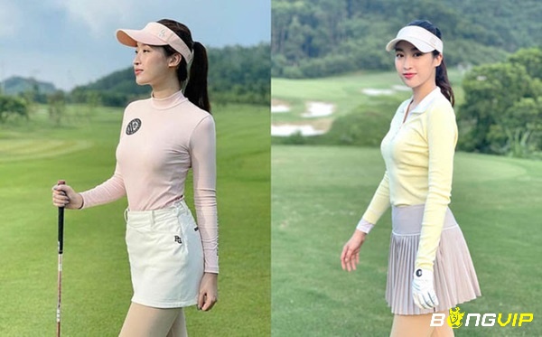 Chọn váy golf được may từ chất liệu co giãn và mềm mại