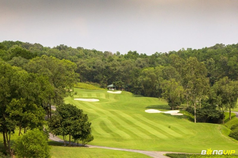 Sân golf Paradise có địa hình đồi nhẹ tạo ra những đường cong mềm mại 